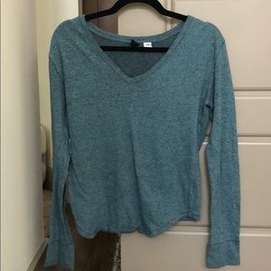 Soft V Neck Long Sleeve